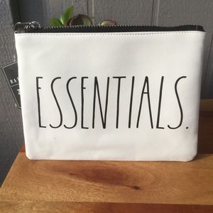 Rae Dunn Zippered Pouch ESSENTIALS